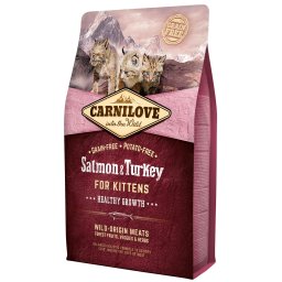 Carnilove Salmon Turkey for Kittens 6 kg DOPRODEJ + klíčenka Carnilove ZDARMA