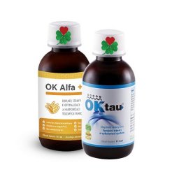 OK Alfa+ 115 ml. + OK Tau+ 115 ml | Sada pro harmonizaci organismu a vylučování