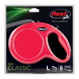 flexi Classic popruh L 8m/50kg červené NEW