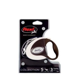 flexi Collection popruh S 3m/12kg bílé-hnědé