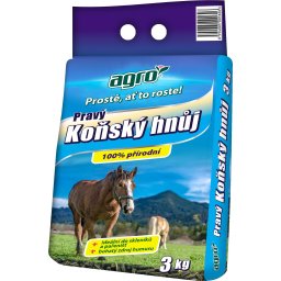AGRO Koňský hnůj 3 kg Koňský hnůj 3 kg 000774
