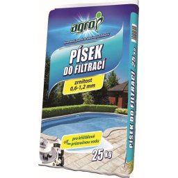Písek do bazénových filtrací 0,6-1,2 mm 25 kg 000808