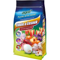 AGRO Organo-minerální hnojivo cibule a česnek 1 kg Hnojivo 000637