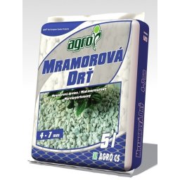 Mramorová drť 4-7 mm 5l Mramorová drť 000180