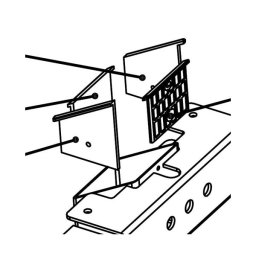 Plastová vodítka horní pro HL 800 a LV 80 (3905301014) Vodítka horní pro HL 800 a LV 80