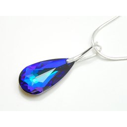 Stříbrný přívěsek Drop Bermuda Blue