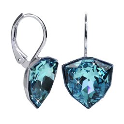 Náušnice Trilliant Aquamarine