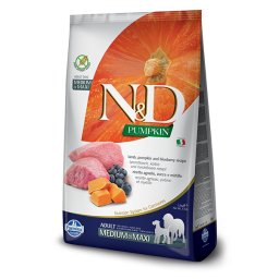 N&D Dog GF Pumpkin Adult Lamb Blueberry 12 kg