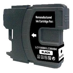 Brother LC-980BK / LC-1100BK - kompatibilní