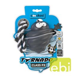 EBI COOCKOO TORNADO F3 s provazem, hračka pro psy 13-30KG, šedá, 110x89x89mm/80% guma