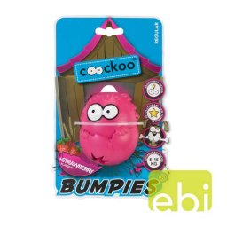 EBI COOCKOO BUMPIES REGULAR, jahodová příchuť, hračka pro psy 7-16KG rúžová, 85x68x58mm