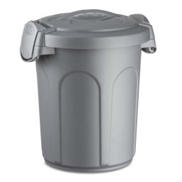 STEFANPLAST Tom 44x40x61cm 46l šedý barel na 10kg granulí
