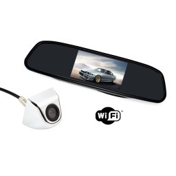 Couvací wifi set: Zpětné zrcátko s 4,3 "LCD + parkovací kamera