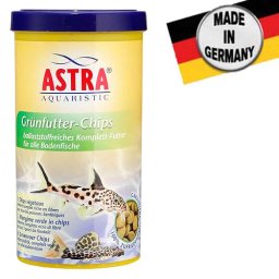 ASTRA GRÜNFUTTER CHIPS 250 ml / 110 g kompletní krmivo pro tropické ryby žijící na dně akvárií