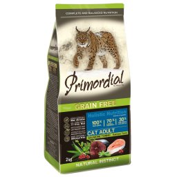 Primordial Grain Free Cat Adult Salmon and Tuna 2 kg