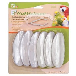 PENN PLAX E2 CUTTLEBONE™ Sépiová kost 6x11cm 6ks Natural