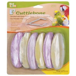 PENN PLAX E2 CUTTLEBONE™ Sépiová kost 6x11cm 6ks Mango a Banán