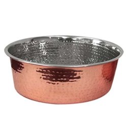 LES FILOUS Hammered & Copper plated Bowl, 13cm, 470ml