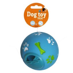 LES FILOUS "PVC SNACK BALL FOR DOG, MEDIUM Dia.11cmLIGHT BLUE"