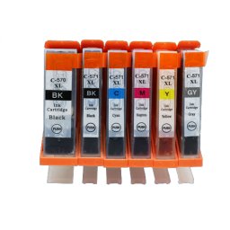 Canon PGI-570 + CLI-571 CMYKG XL 6ks - kompatibilní