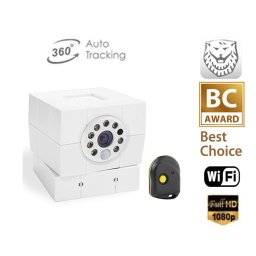 Interiérová Full HD bezpečnostní IP kamera ICARE FHD - 8 IR LED s nouzovým dálkovým alarmem a detekcí obličeje