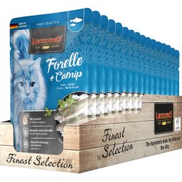 Leonardo multipack PSTRUH S CATNIPEM - kapsička 16x85 g