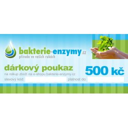 Dárkový poukaz v hodnotě 500 Kč