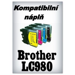 InkPower - Náplně do tiskáren Brother LC980x a LC1100x - SADA 4 náplní - kompatibilní