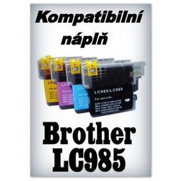 InkPower - Náplně do tiskáren Brother LC985x - SADA 4 náplní - kompatibilní