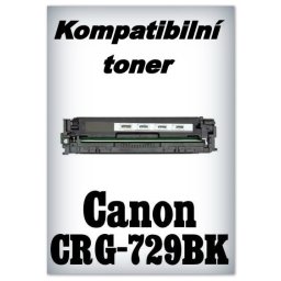 Kompatibilní toner Canon CRG-729BK - black