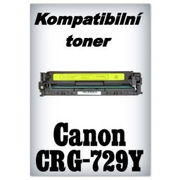 Kompatibilní toner Canon CRG-729Y - yellow