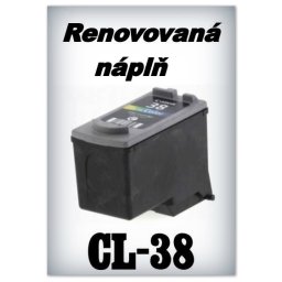 SuperNakup - Náplň do tiskárny Canon CL-38 XL - color - renovovaná