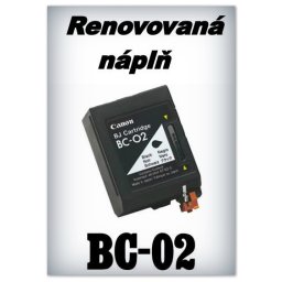 SuperNakup - Náplň do tiskárny Canon BC-02 - black - renovovaná