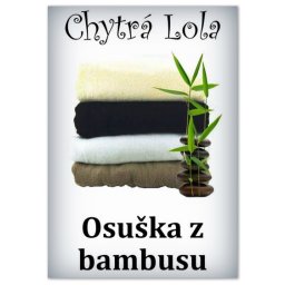 Chytrá Lola - Osuška ze 100 % bambusového vlákna (BO01) - hnědá