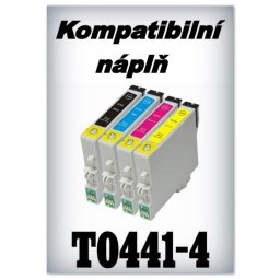 Handsome - Náplně do tiskáren Epson T0441 - T044 - SADA 4 náplní - kompatibilní