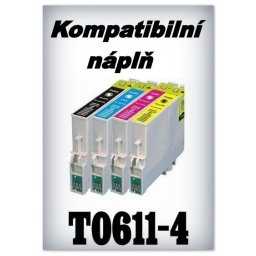 Handsome - Náplně do tiskáren Epson T061x - MEGA SADA 20 ks náplní (5x sada) - kompatibilní