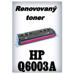 Renovovaný toner HP Q6003A - magenta