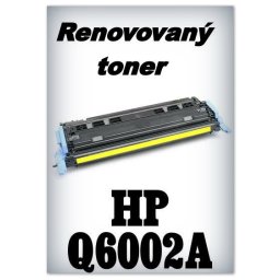 Renovovaný toner HP Q6002A - yellow
