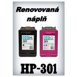 SuperNakup - Náplň do tiskárny HP-301 XL - color - renovovaná
