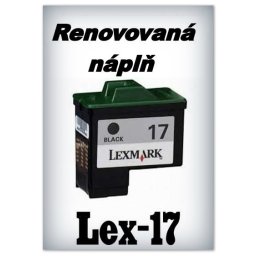 SuperNakup - Náplň do tiskárny Lexmark 17 - black - renovovaná