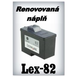 SuperNakup - Náplně do tiskáren Lexmark 82 - black - SADA 3 náplní - renovované