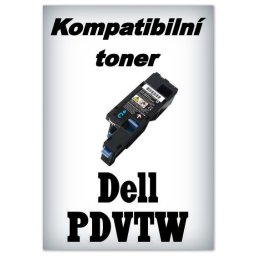 Kompatibilní toner Dell PDVTW - cyan