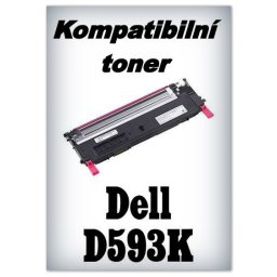 Kompatibilní toner Dell D593K - magenta