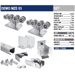 CAIS KIT DEMO MZE 03 sada pro samonosnou bránu do 8m průjezdu