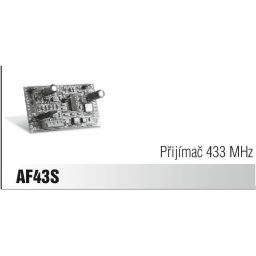 CAME AF 43S přijímač, frekvence 433Mhz