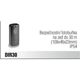 CAME DIR 30 bezpečnostní fotobuňka na zeď do 30m, IP54