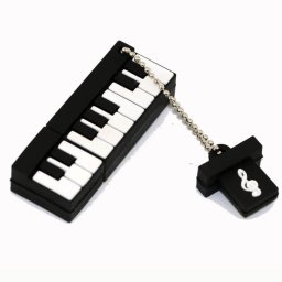 Zábavné USB 16GB - Černý klavír