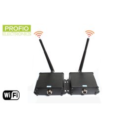 Wifi Transmitter a receiver s dosahem až 100m pro couvací kamery a monitory se 4 pin konektorem