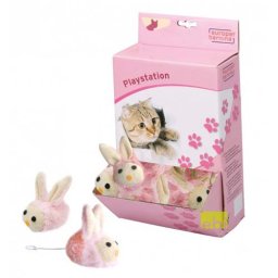EBI Cat Play 7,6cm Shaking Rabbit interaktivní hračka