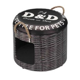 EBI D&D PET-BOX SMALL RATTAN 30X26CM Domeček a taburet